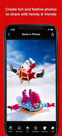 Game screenshot Santa In Photos, Video Maker apk