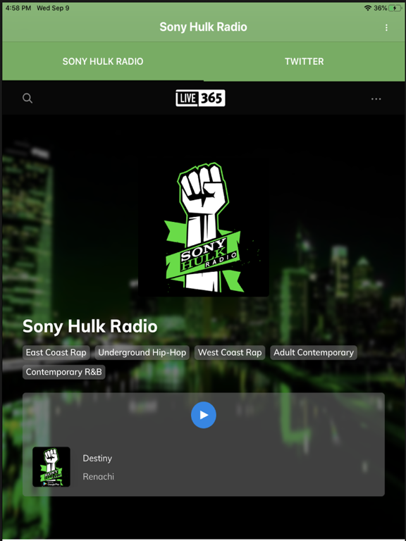 Screenshot #4 pour Sony Hulk Radio