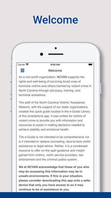 NCVAN for Crime Victims Screenshot