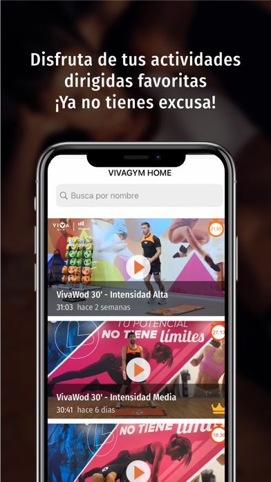 Screenshot #3 pour VivaGym Online