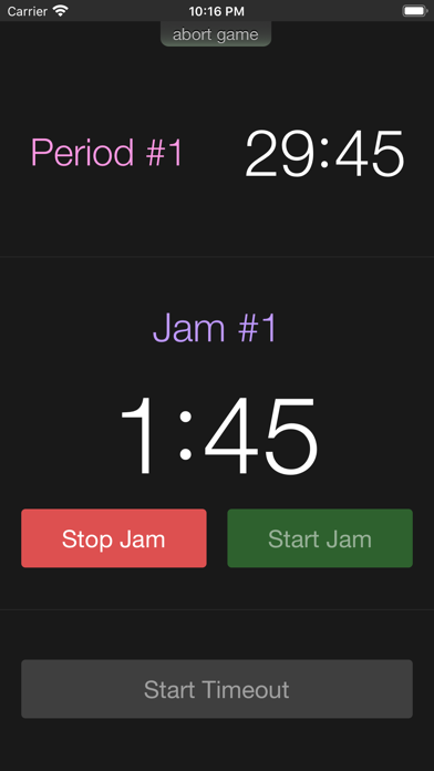 JamTimer - for roller derby Screenshot