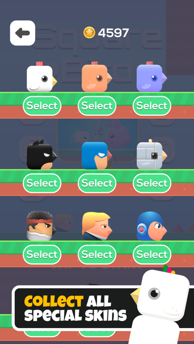 screenshot of Square Bird - Flappy Chicken 4