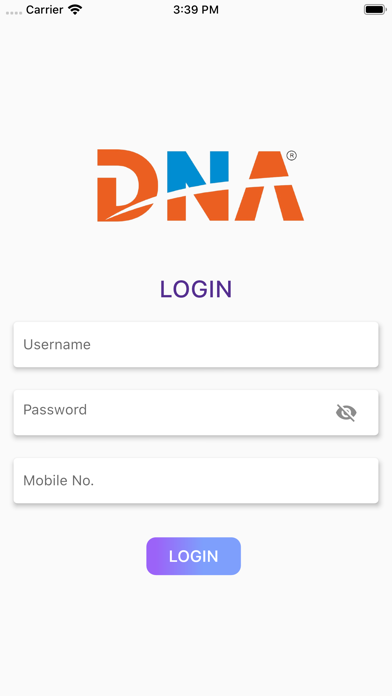 DNA BROADBAND Screenshot