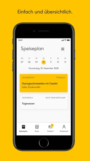 Screenshot von MensaMax auf dem iPhone 3