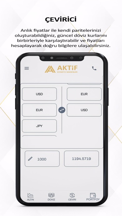 Aktif Kıymetli Madenler Screenshot