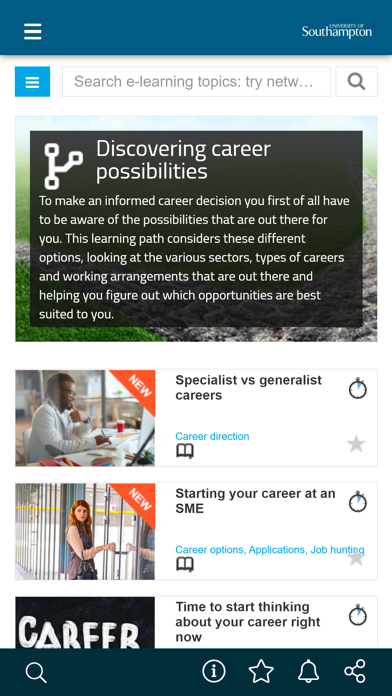 Screenshot #2 pour My UoS Career Hub