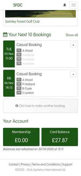 Game screenshot Swinley Forest Golf Club hack
