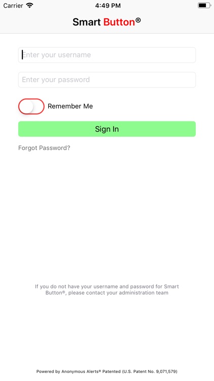 Smart Button Panic Button