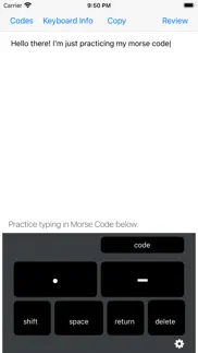 How to cancel & delete morse code keys 2