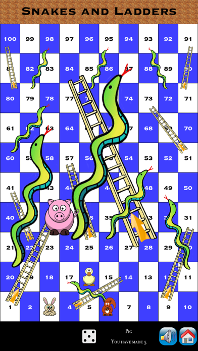 The Game of Snakes and Ladders Screenshot