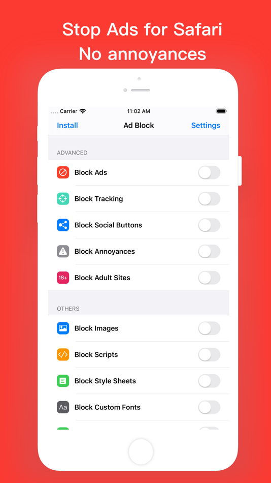 #1. Ad blocker - Remove ads (iOS) 由: 婧 李