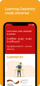 Sign Language App-Carpentry screenshot #1 for iPhone