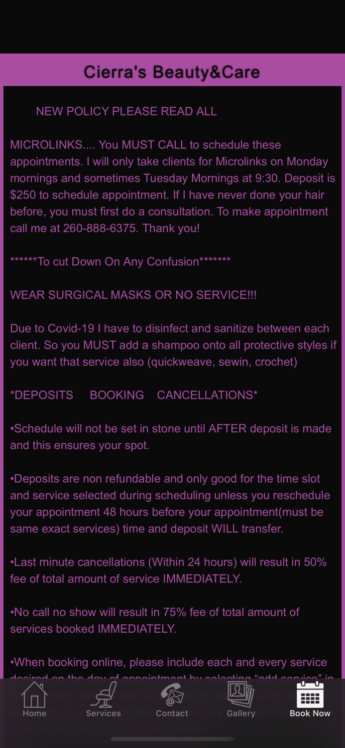 Beauty and Care by Cierra