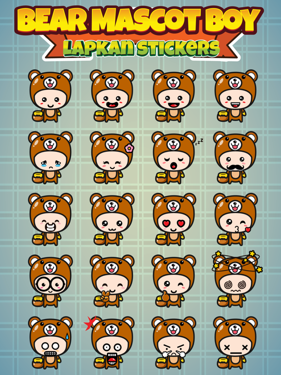 Screenshot #4 pour Sticker Me Bear Mascot Boy