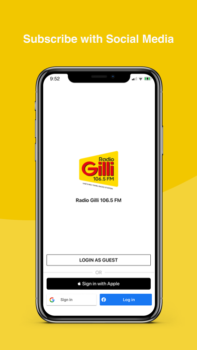 Radio Gilli 106.5 FM Screenshot