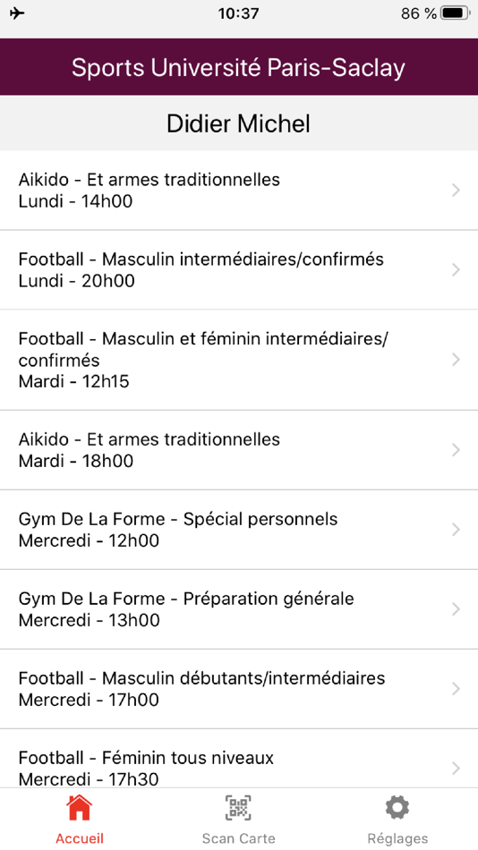 #2. SUAPS UPSaclay (iOS) 由: Emmanuel Magnin