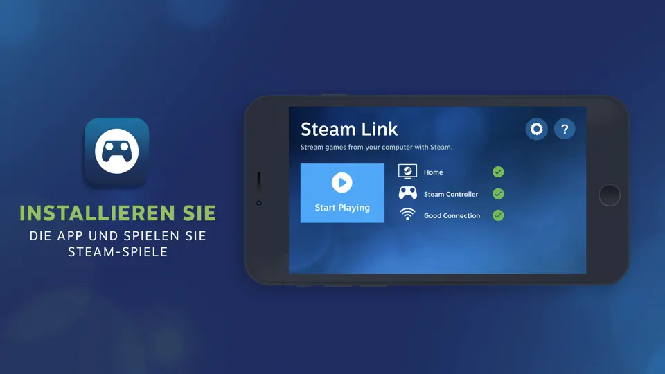 Screenshot von Steam Link auf dem iPhone 1