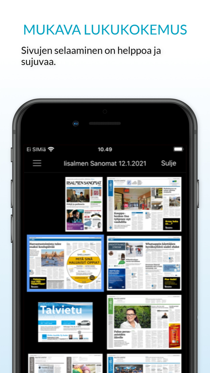 Iisalmen Sanomat päivän lehti