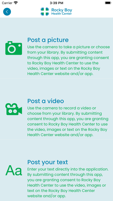 Rocky Boy Health Center Screenshot