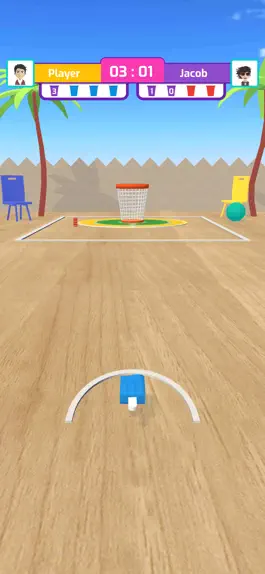 Game screenshot Paper Toss 3D apk