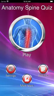 anatomy spine quiz iphone screenshot 1