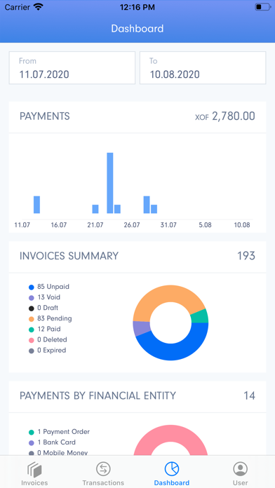 Paylican Screenshot