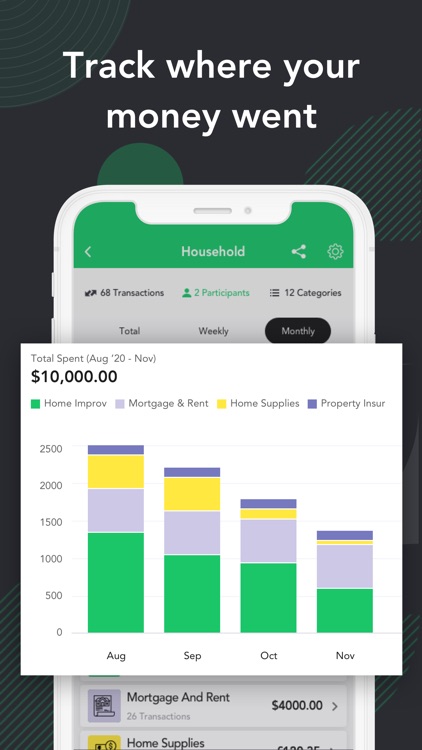 Monshare: Splitting bills app screenshot-4