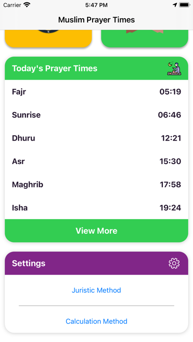 Muslim Plus 2021: Namaz Timing Screenshot