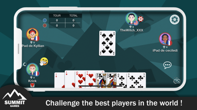 Belote online card game Screenshot