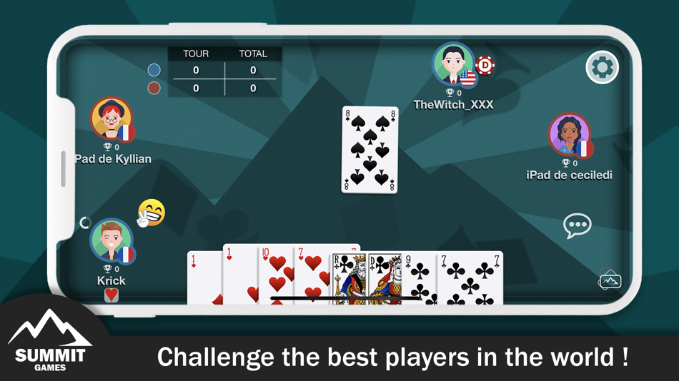 Belote online card game - 2.1.8 - (iOS)