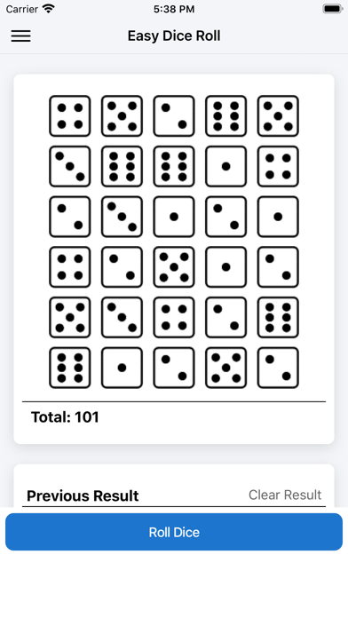 Easy Dice Roll Screenshot