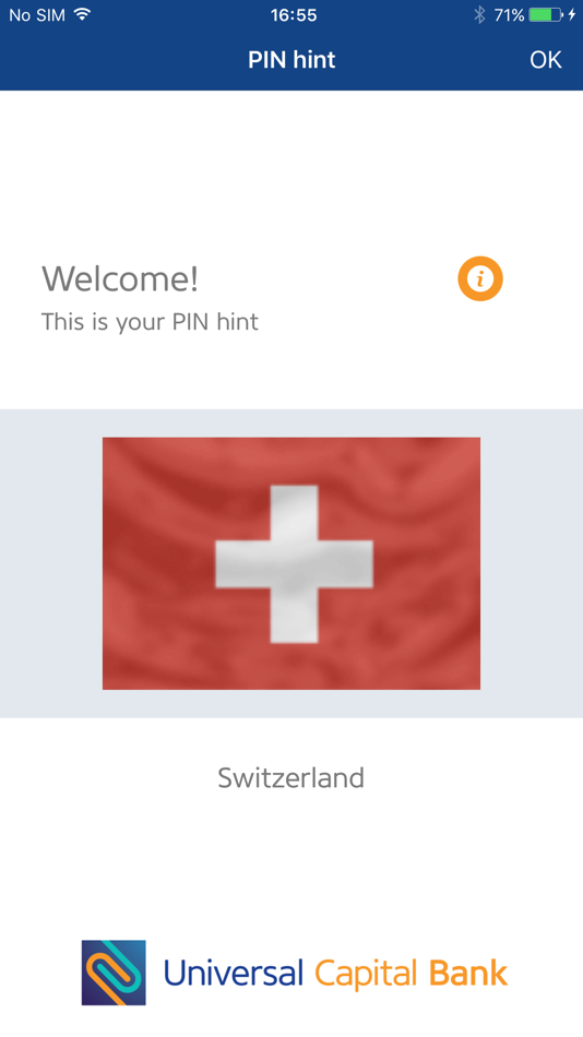 #5. UCB m-Token (iOS) Podle: Universal Capital Bank AD