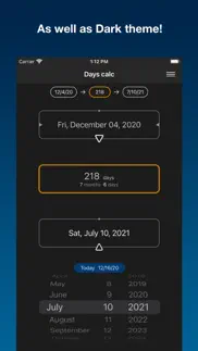 days calc - dates calculator iphone screenshot 4