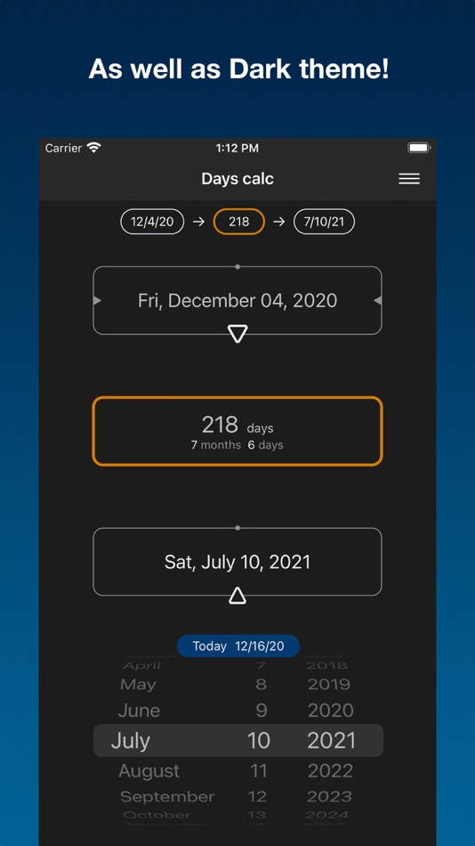 #4. Days calc - dates calculator (iOS) 由: Evgeny Turchaninov