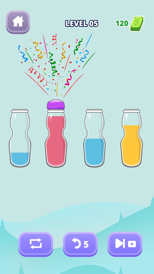 #3. Liquid Sort - Water Sort (iOS) Podle: ICEBEAR., JSC