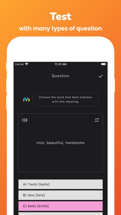 Memorize: Learn Italian Words screenshot-4