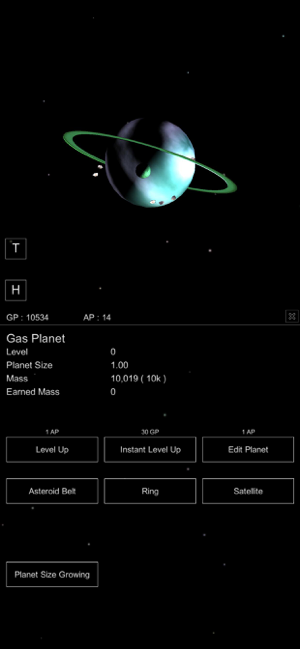 Zrzut ekranu planety piaskownicy
