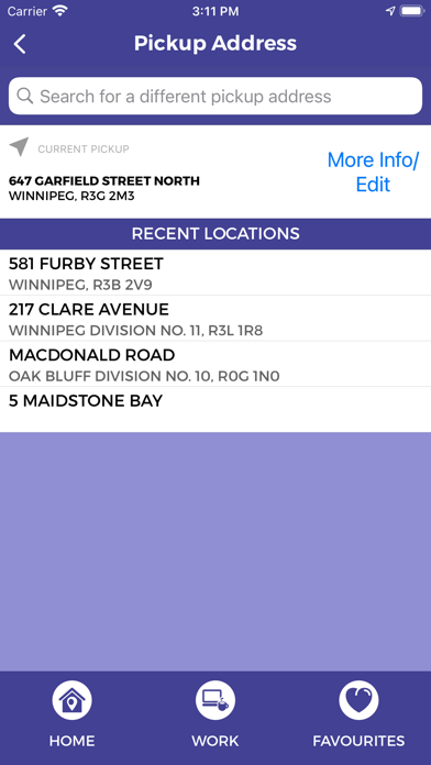 Unicity Taxi Winnipeg Screenshot
