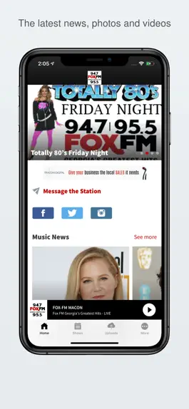 Game screenshot FOX-FM Macon 94.7 95.5 FM mod apk