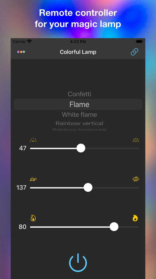 #1. Colorful Lamp (iOS) 由: Evgeny Turchaninov