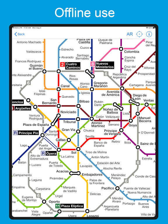 Screenshot #5 pour Metro ES - Madrid, Barcelona