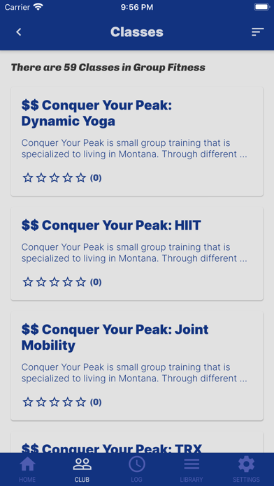 Peak Health & Wellness Center Screenshot