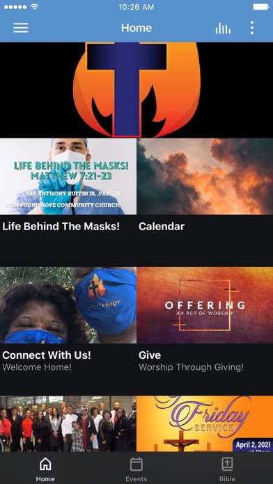 Screenshot #1 pour New Found Hope Community