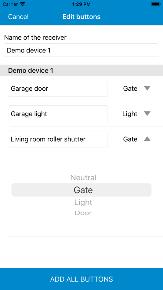 #3. Handheld transmitter (iOS) 由: geba GmbH