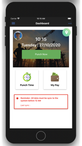 Volv Attend - Site Attendance screenshot
