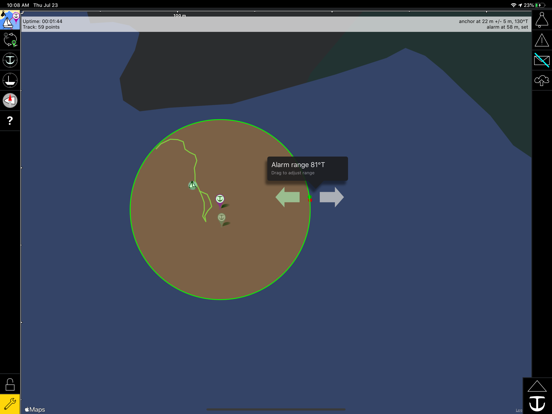Anchor! drag alarm iPad app afbeelding 8