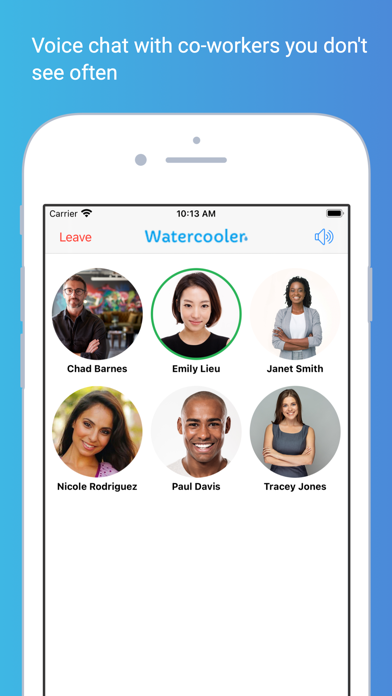 Watercooler: Audio chat Screenshot