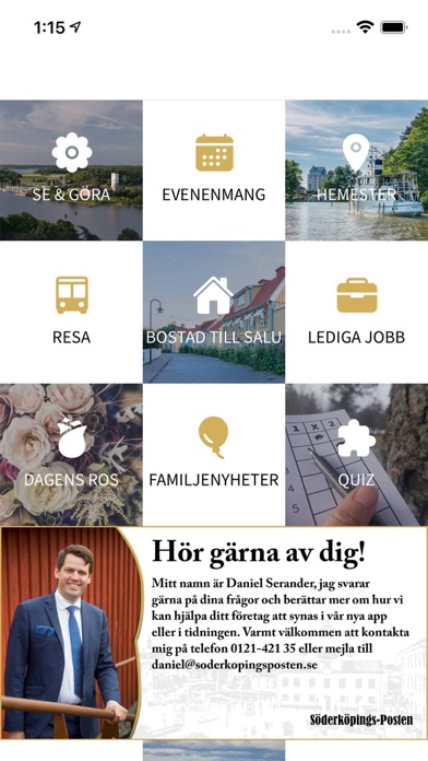 Söderköpings-Posten Screenshot