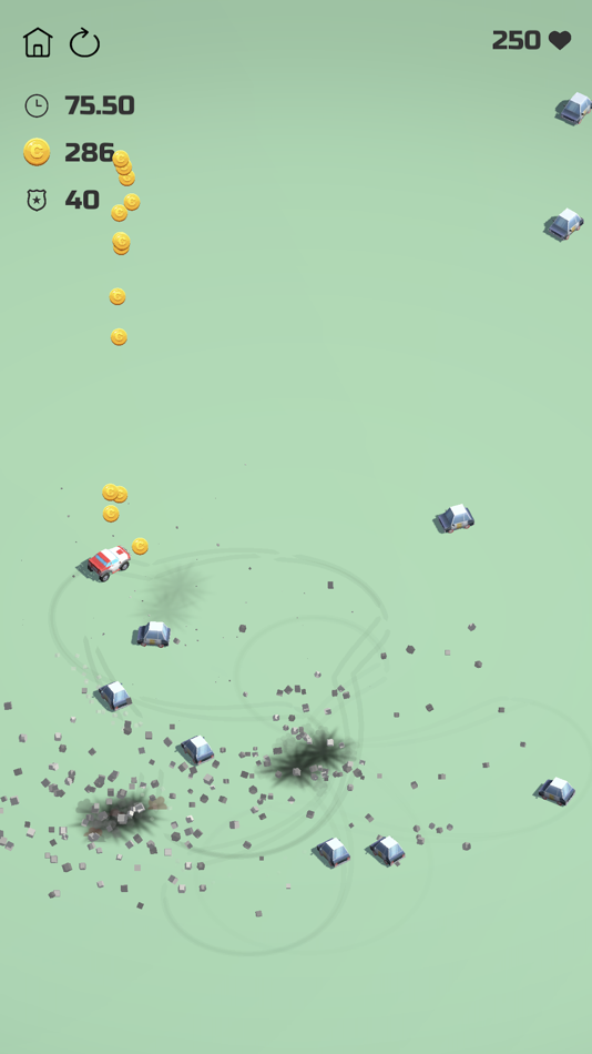 #1. Finger Drift 2 Mini Car Chase (iOS) بواسطة: CASUAL NINE SOCIEDAD LIMITADA