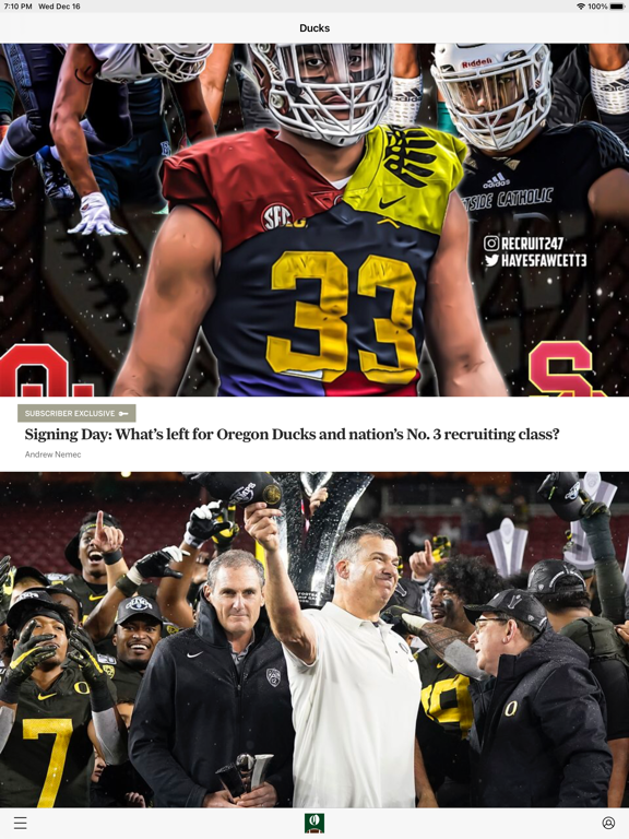Screenshot #4 pour Ducks Football News